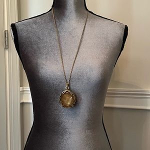 NWOT Long Citrine colored Necklace by Initial Outfitters